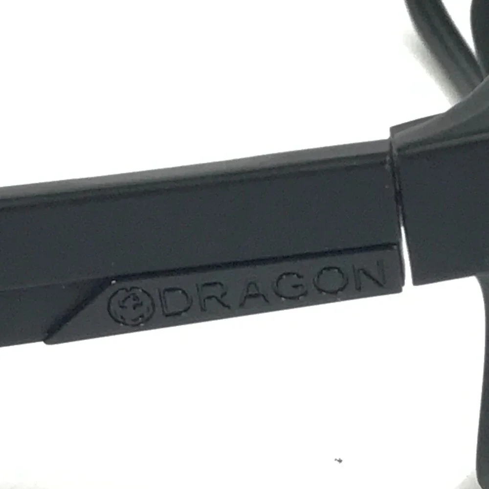 Dragon Eyeglasses Frame DR COUNT LL 002 Matte Black Rectangle Full Rim 58-15-140